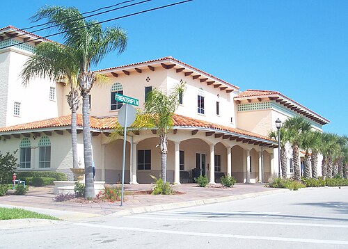 Sebastian City Hall in Sebastian, Indian River County, Florida